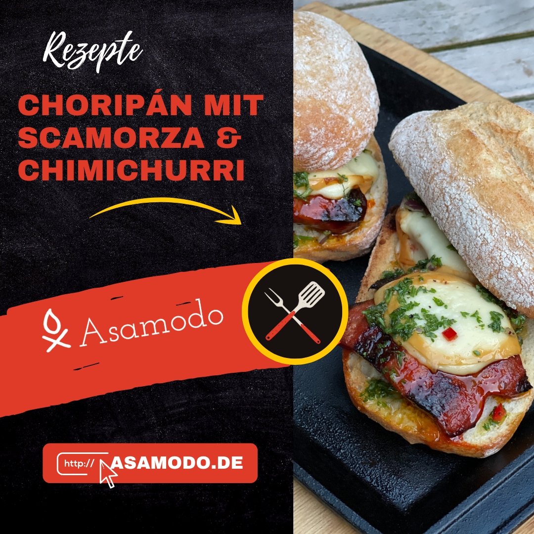 Rezept: Choripán mit Scamorza und Chimichurri - Asamodo